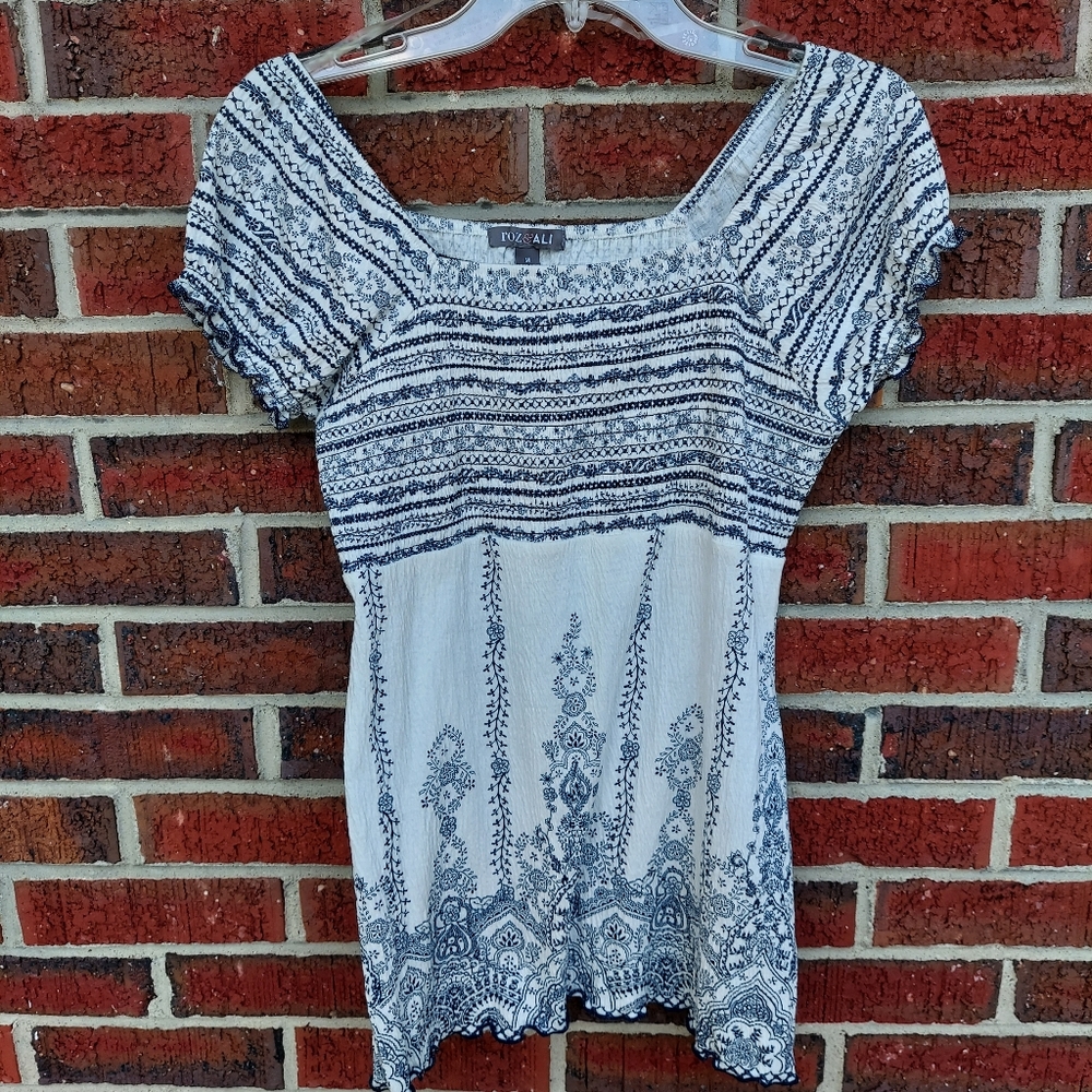 Smocked Top. Size Medium. GUC. Only wore a few times
